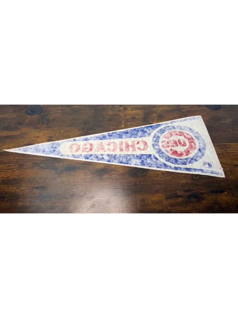 Chicago Cubs MLB Vintage Felt Pennant Logo Sports Memorabilia 30 inches